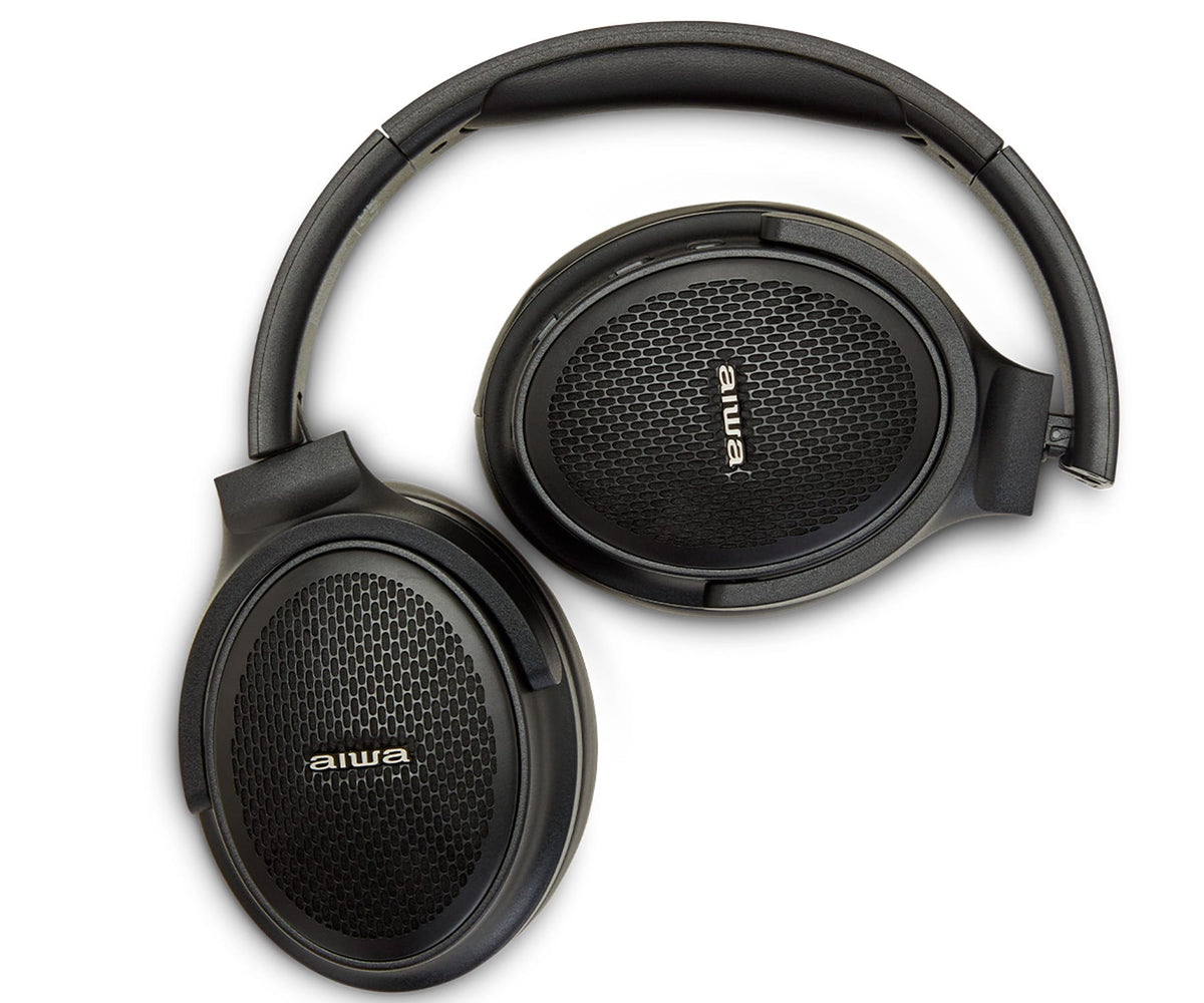 AIWA HST-250BT BLACK / AURICULARES ONEAR INALÁMBRICOS - detalle
