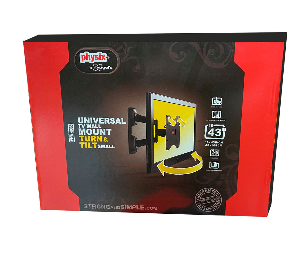 VOGEL'S PHW 400S FULL TURN / SOPORTE DE PARED PARA TV / 19" A 43" / ORIENTABLE E INCLINABLE - detalle