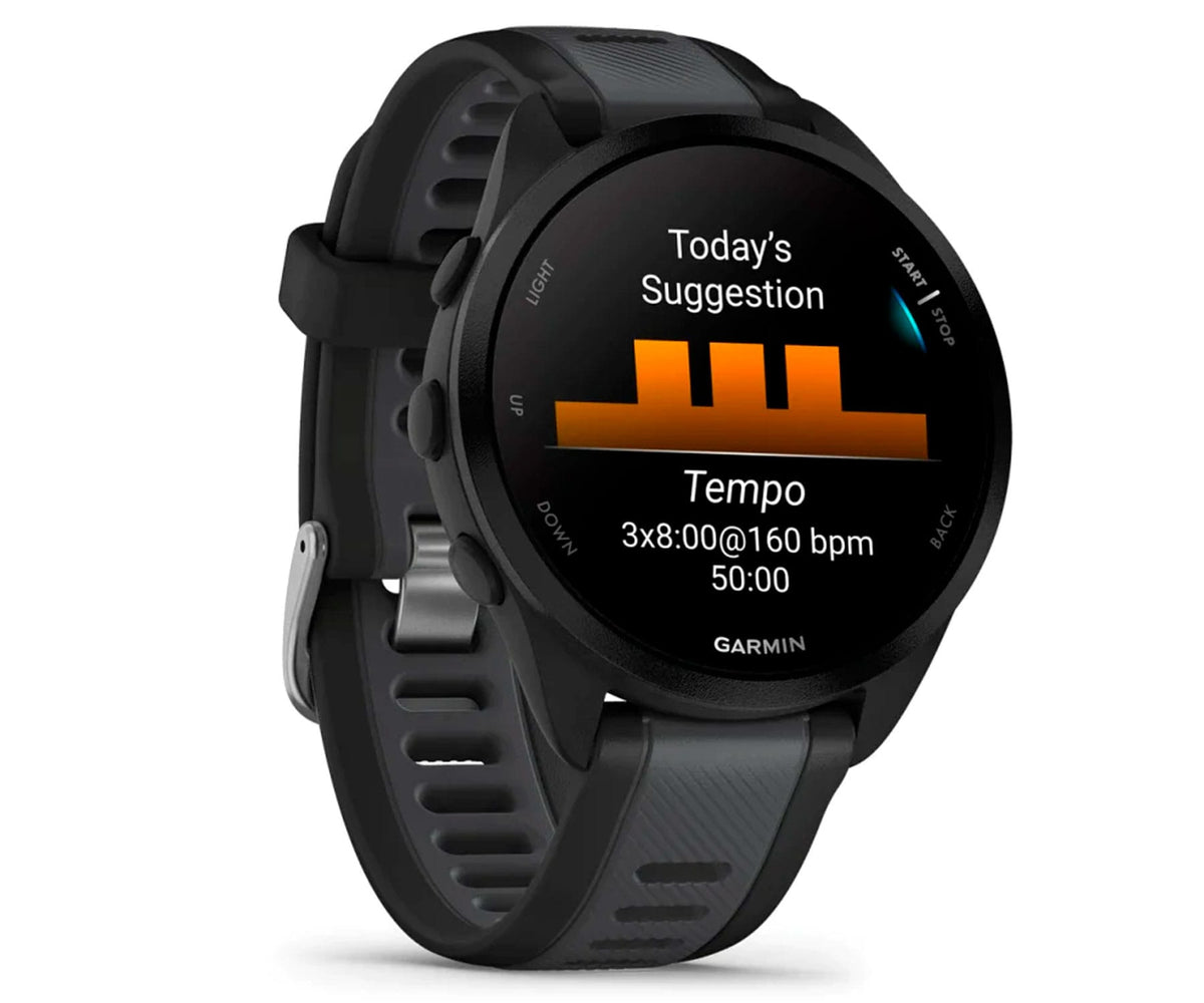 GARMIN FORERUNNER 165 GPS BLACK/SLATE / SMARTWATCH 43MM - detalle