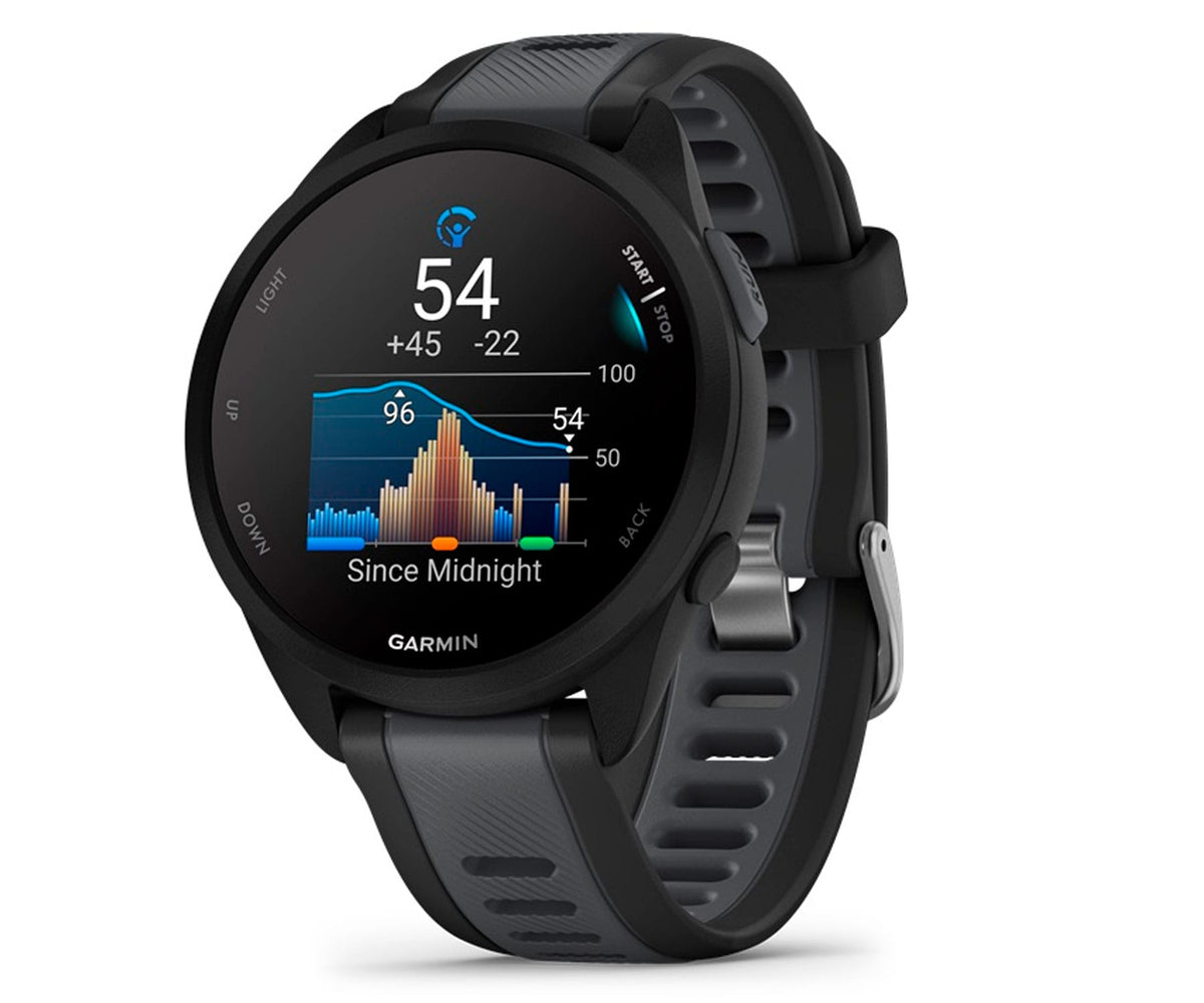 GARMIN FORERUNNER 165 GPS BLACK/SLATE / SMARTWATCH 43MM - detalle