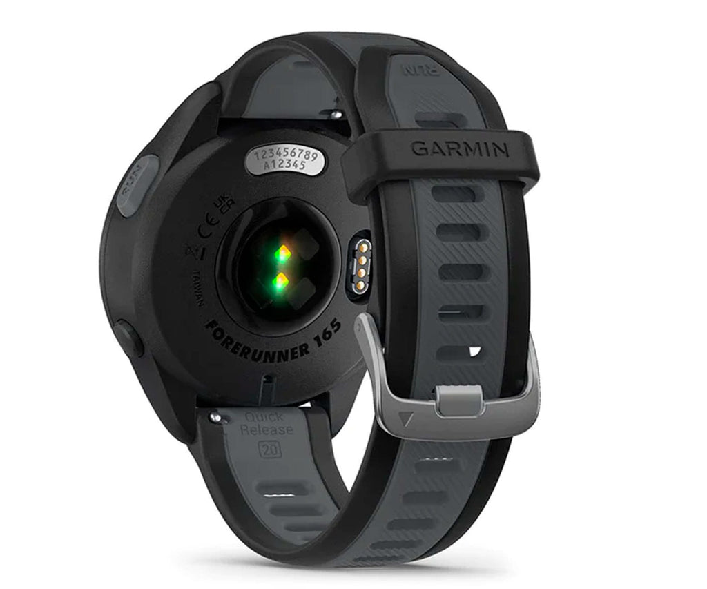 GARMIN FORERUNNER 165 GPS BLACK/SLATE / SMARTWATCH 43MM - detalle