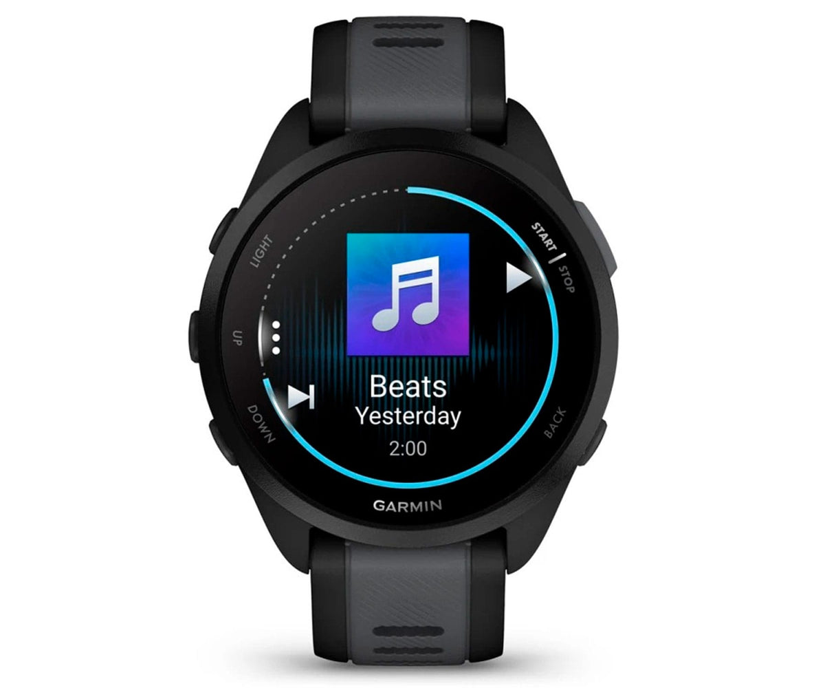 GARMIN FORERUNNER 165 GPS BLACK/SLATE / SMARTWATCH 43MM - detalle