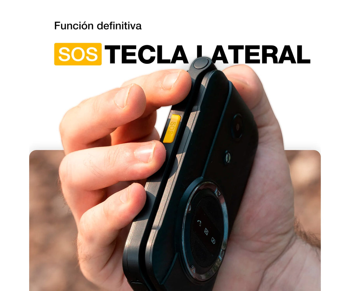 AGM M8 FLIP 4G BLACK / RUGERIZADO / MÓVIL 2.8" - detalle
