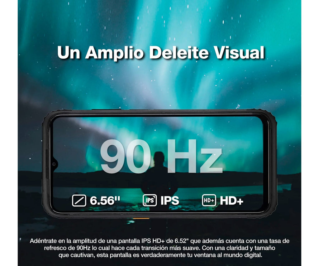 AGM H6 4G GREY / RUGERIZADO / 8+256GB / 6.56" 90HZ HD+ - detalle