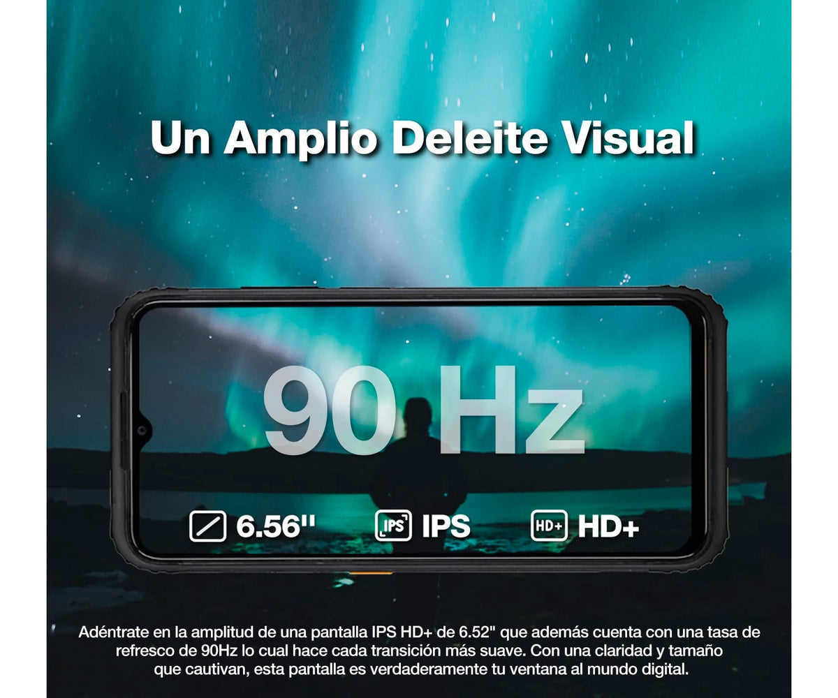 AGM H6 4G GREY / RUGERIZADO / 8+256GB / 6.56" 90HZ HD+ - detalle