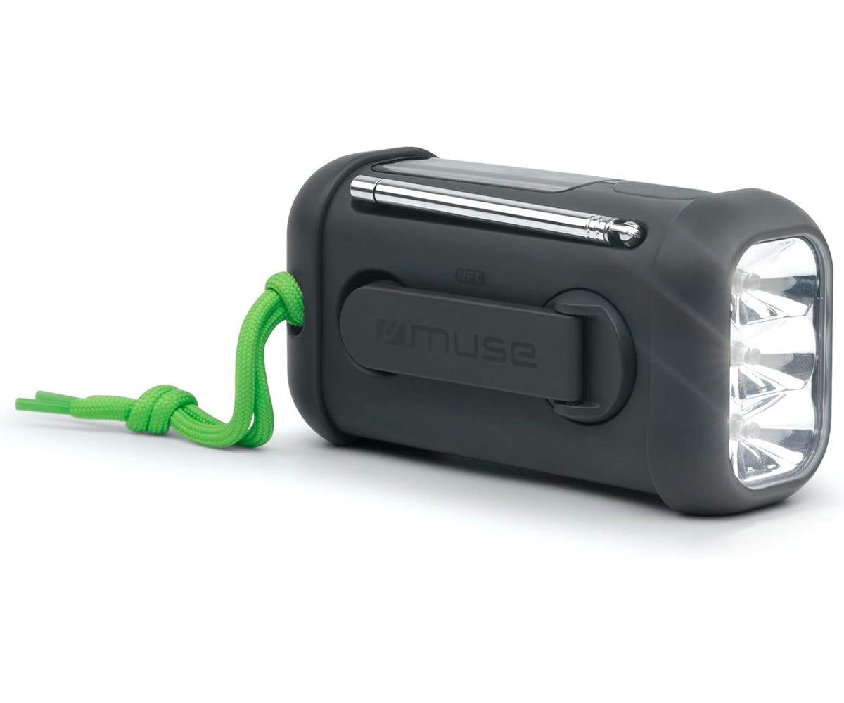 MUSE MH-08MB BLACK / RADIO PORTÁTIL SOLAR - detalle