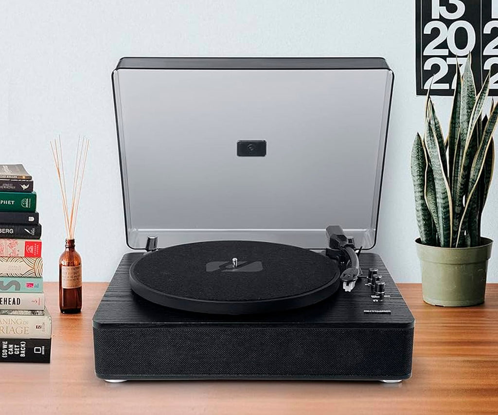 MUSE MT-106 WB BLACK / TOCADISCOS CON ALTAVOCES - detalle