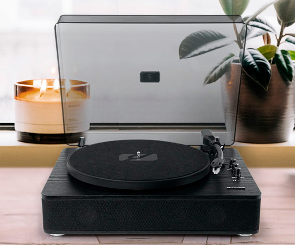 MUSE MT-106 WB BLACK / TOCADISCOS CON ALTAVOCES - detalle
