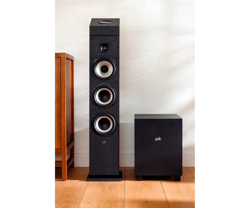 POLK MONITOR XT10 BLACK / SUBWOOFER - detalle