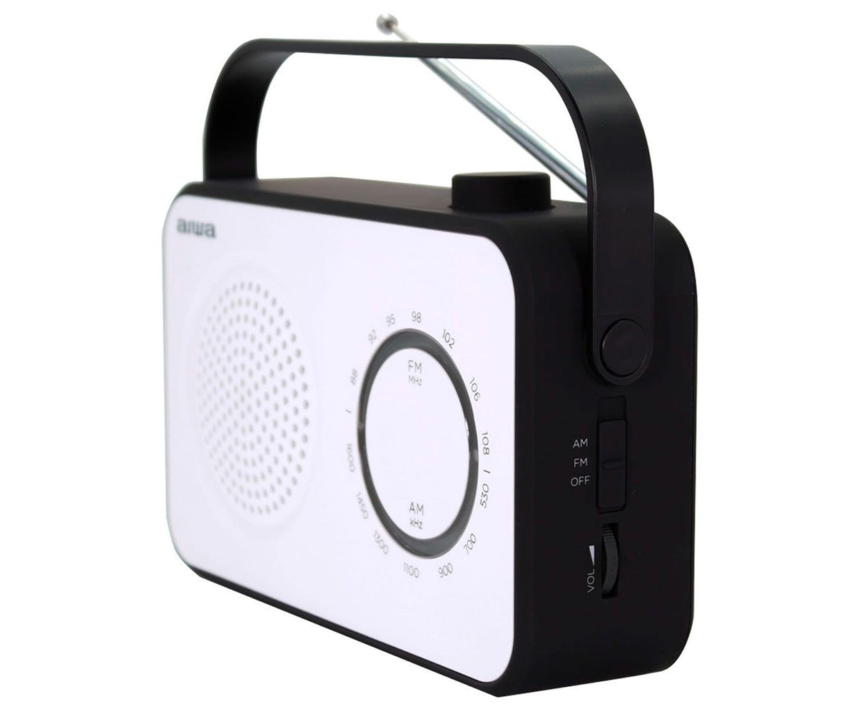 AIWA R-190 BW WHITE / RADIO PORTÁTIL - detalle