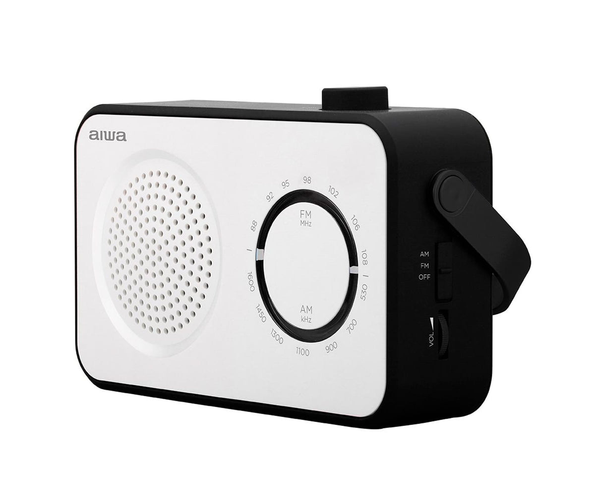 AIWA R-190 BW WHITE / RADIO PORTÁTIL - detalle