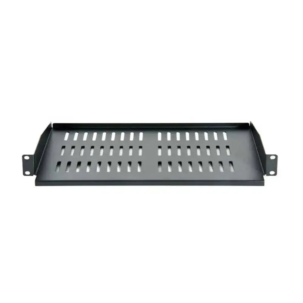 Bandeja frontal para armario rack 19" 1U de 250mm de profundidad, marca 2LAN, con estructura metálica resistente
