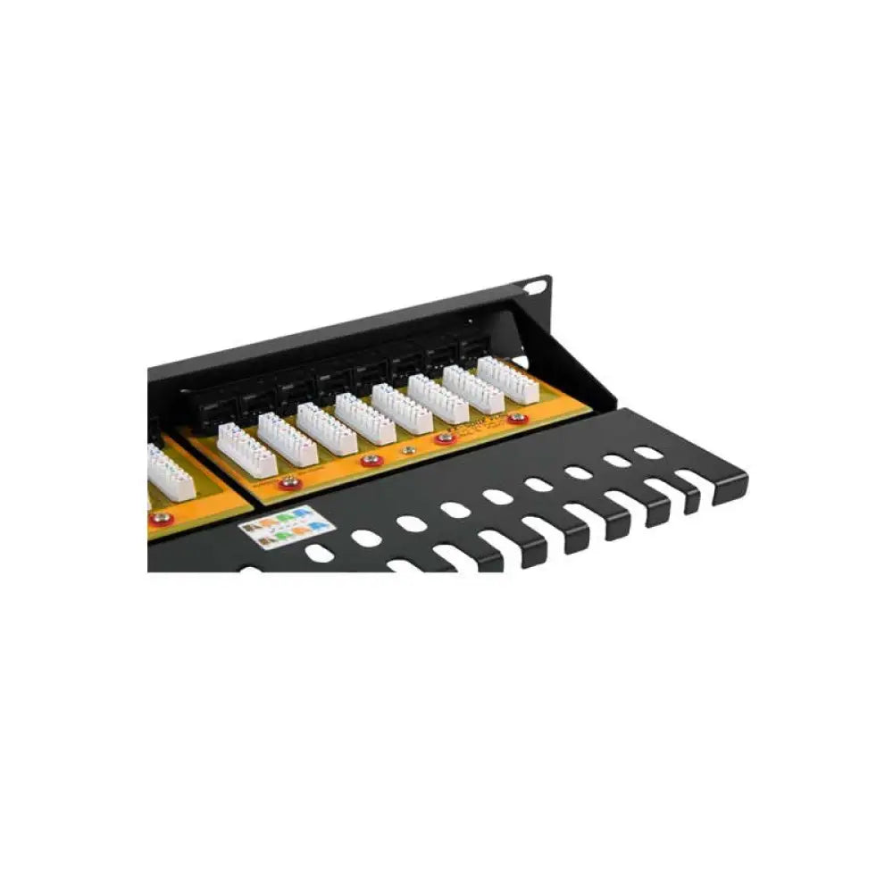2LAN Patch Panel 19" CAT6A 24 Puertos UTP - detalle