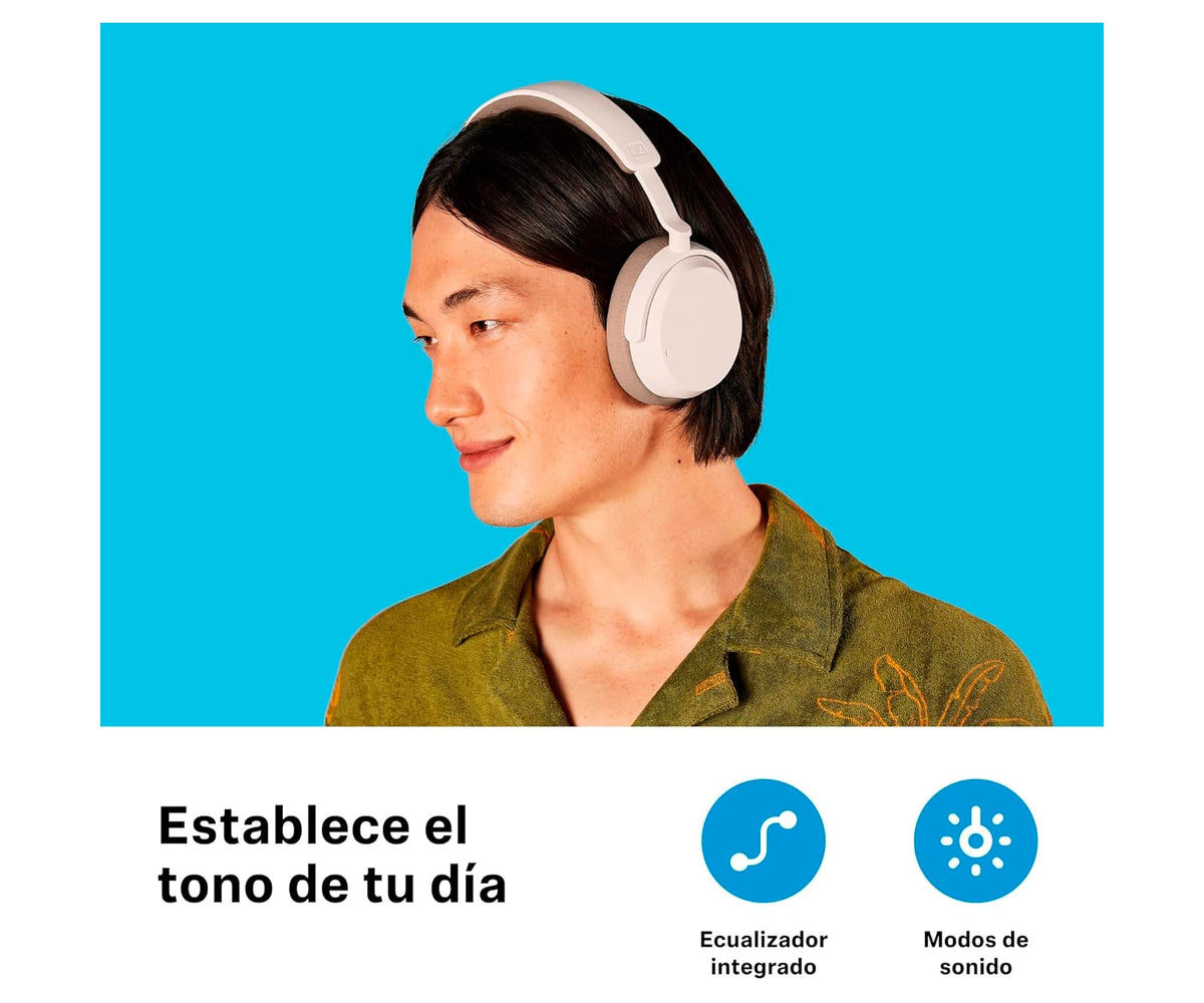 SENNHEISER ACCENTUM WIRELESS WHITE / AURICULARES OVEREAR INALÁMBRICOS - detalle