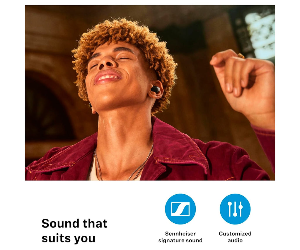 SENNHEISER ACCENTUM TRUE WIRELESS WHITE / AURICULARES INEAR TRUE WIRELESS - detalle