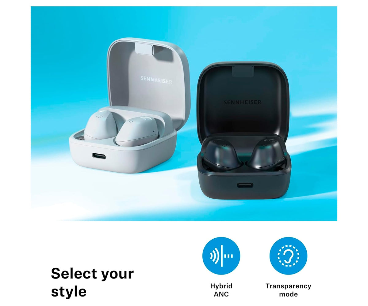 SENNHEISER ACCENTUM TRUE WIRELESS WHITE / AURICULARES INEAR TRUE WIRELESS - detalle