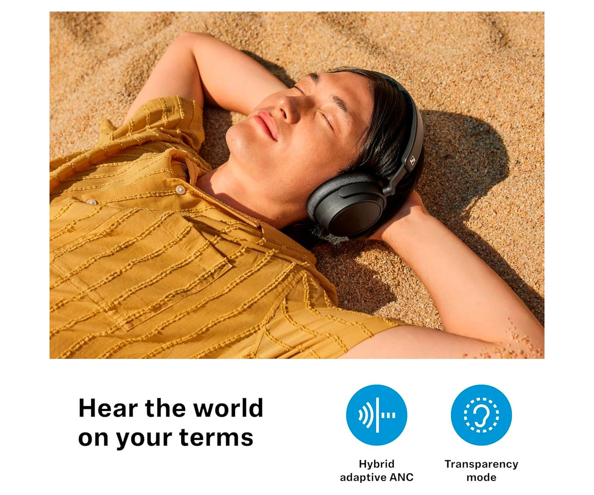 SENNHEISER ACCENTUM PLUS WIRELESS BLACK / AURICULARES OVEREAR INALÁMBRICOS - detalle