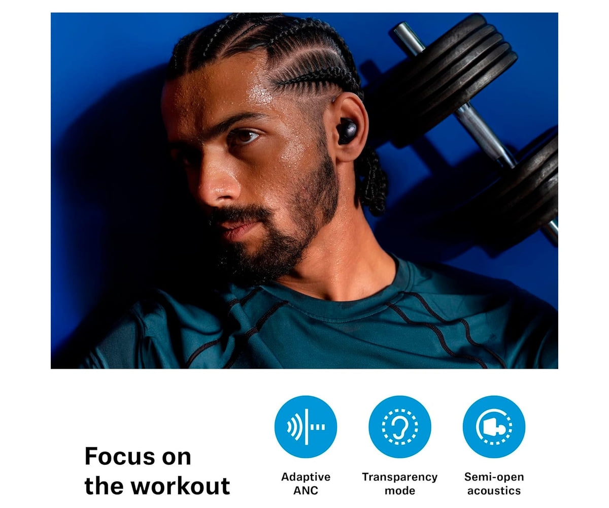 SENNHEISER MOMENTUM SPORT BLACK / AURICULARES INEAR TRUE WIRELESS - detalle