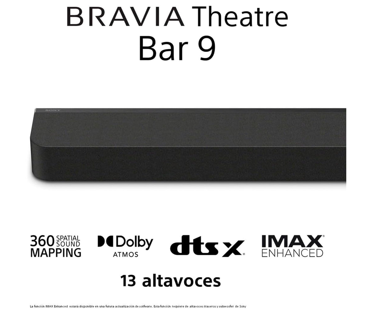 SONY HT-A9000 BRAVIA THEATRE BAR 9 BLACK / BARRA DE SONIDO 62W 7.0.2CH - detalle