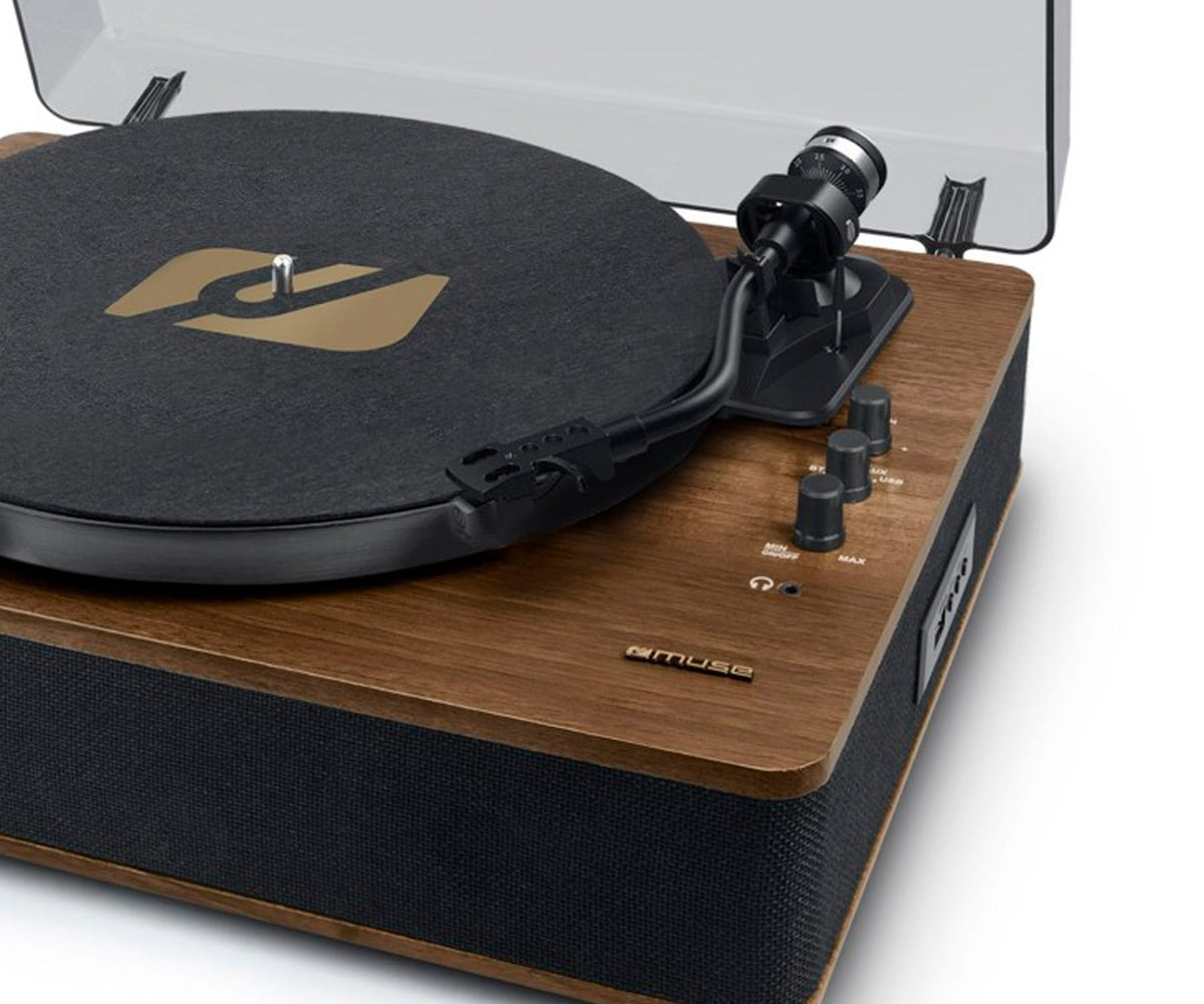 MUSE MT-107BTO WOOD / TOCADISCOS CON ALTAVOCES - detalle