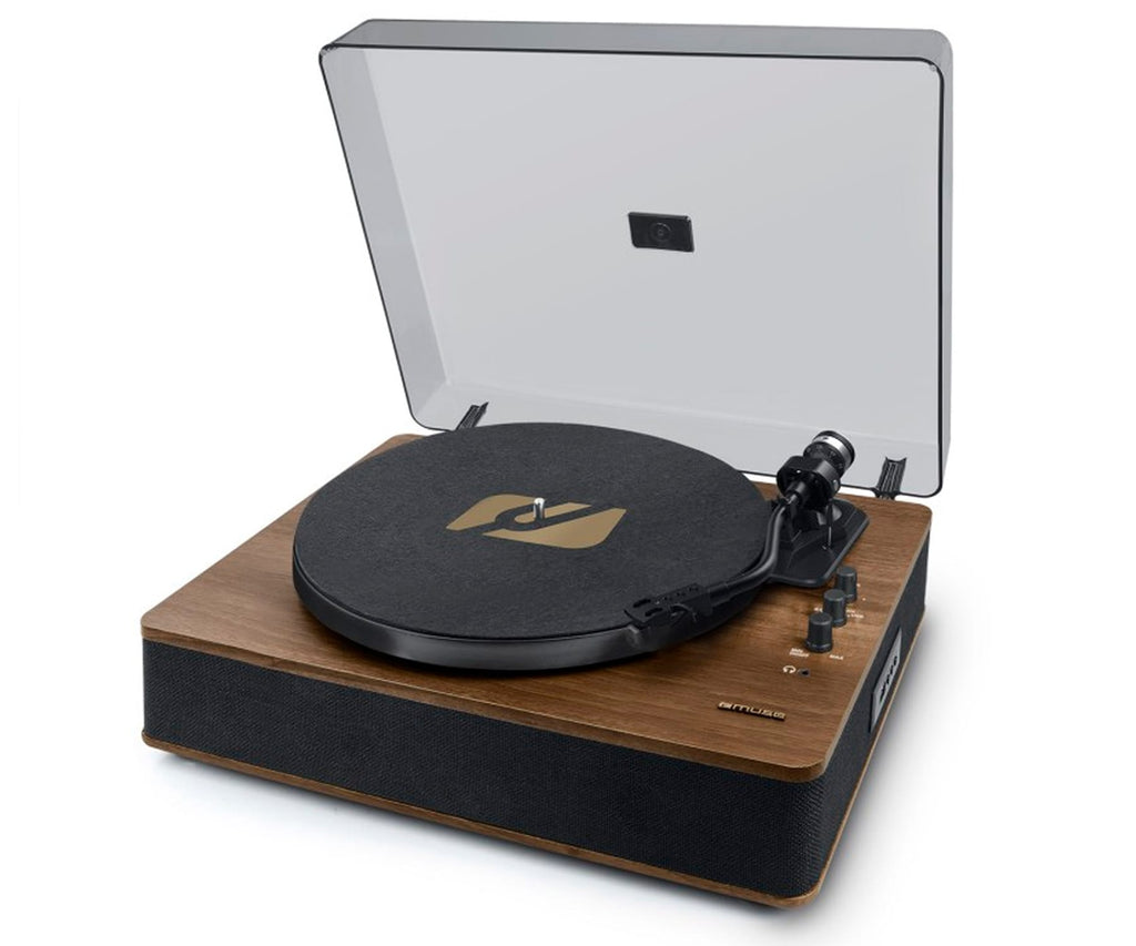 MUSE MT-107BTO WOOD / TOCADISCOS CON ALTAVOCES