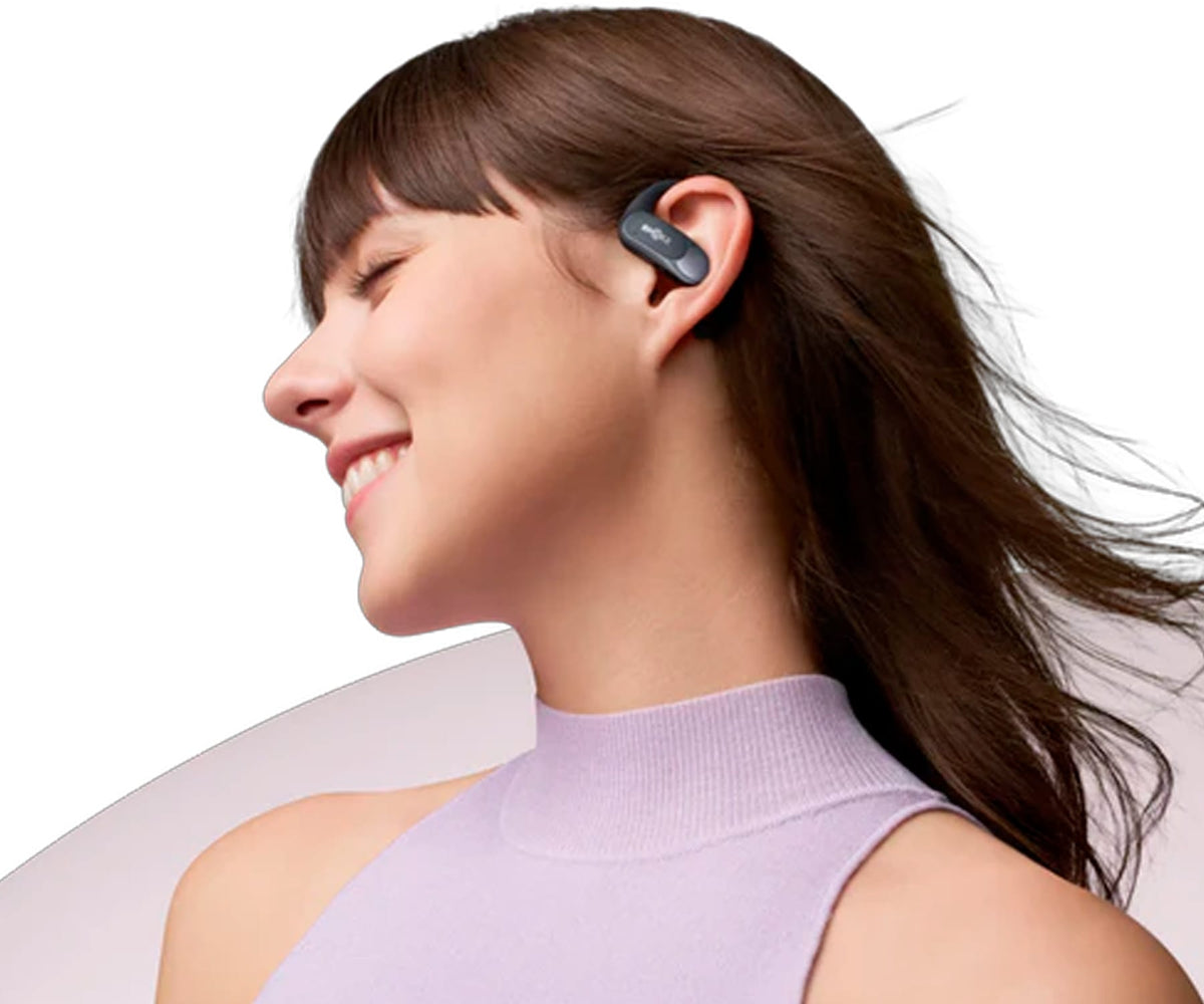 SHOKZ OPENFIT AIR BLACK / AURICULARES OPENEAR TRUE WIRELESS - detalle