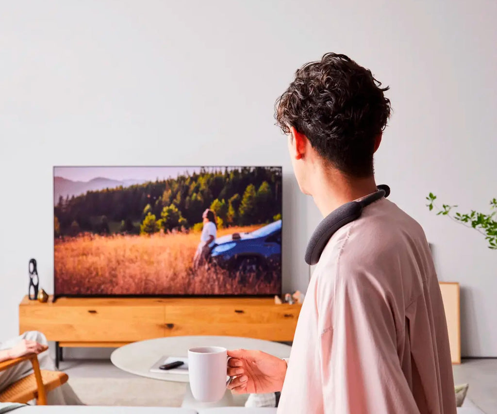 SONY HT-AN7 BRAVIA THEATER U WEARABLE TV SPEAKER BLACK / AURICULARES NECKBAND INALÁMBRICOS - detalle
