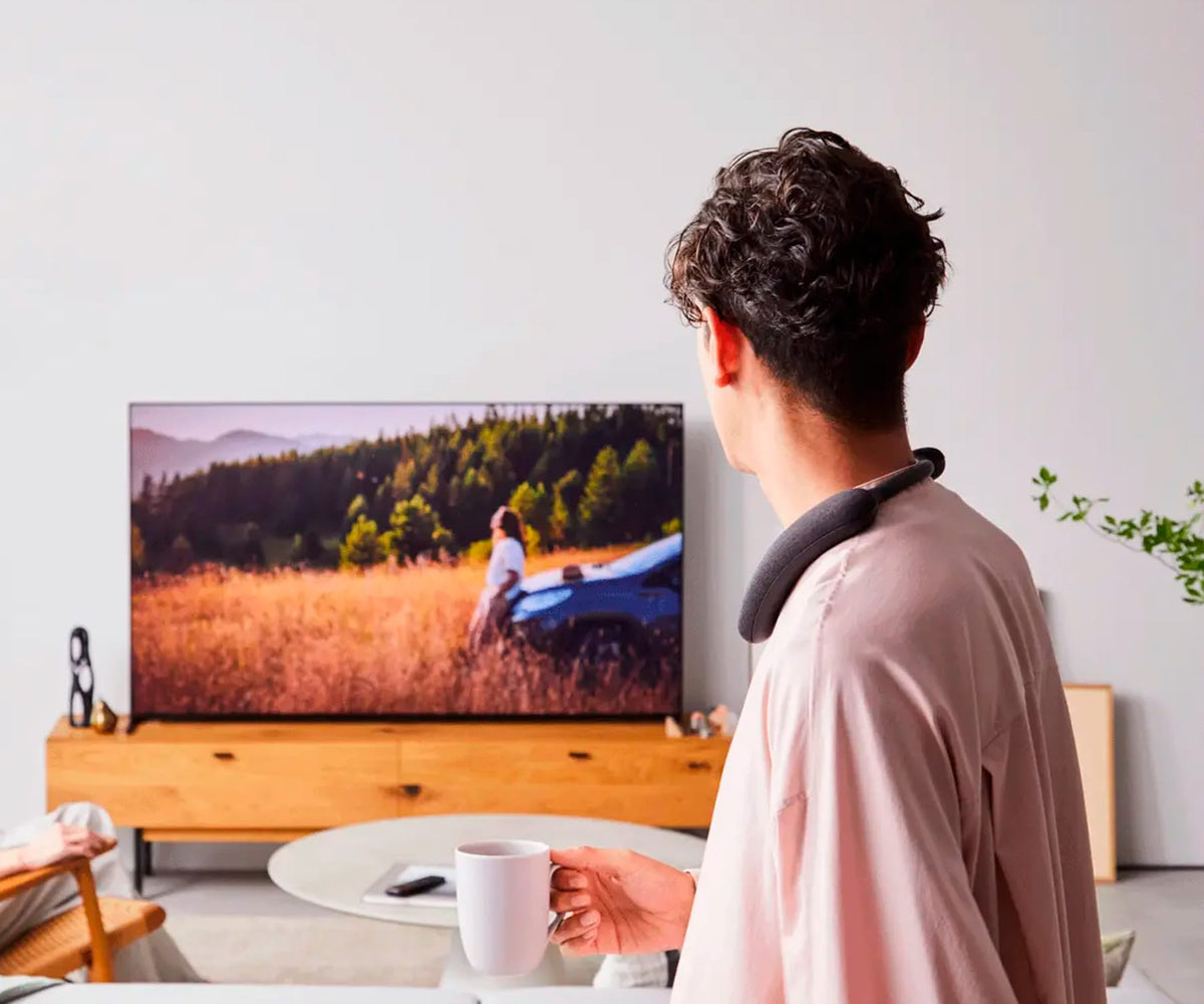 SONY HT-AN7 BRAVIA THEATER U WEARABLE TV SPEAKER BLACK / AURICULARES NECKBAND INALÁMBRICOS - detalle
