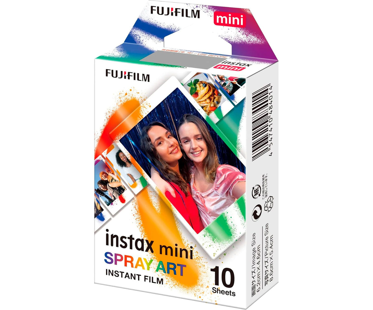 FUJIFILM INSTANT FILM MINI SPRAY ART / PELÍCULA FOTOGRÁFICA INSTANTÁNEA (10 HOJAS) - detalle