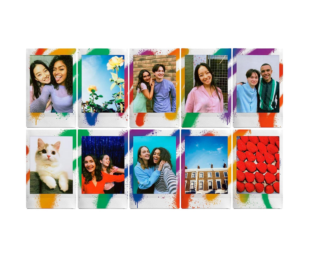 FUJIFILM INSTANT FILM MINI SPRAY ART / PELÍCULA FOTOGRÁFICA INSTANTÁNEA (10 HOJAS) - detalle