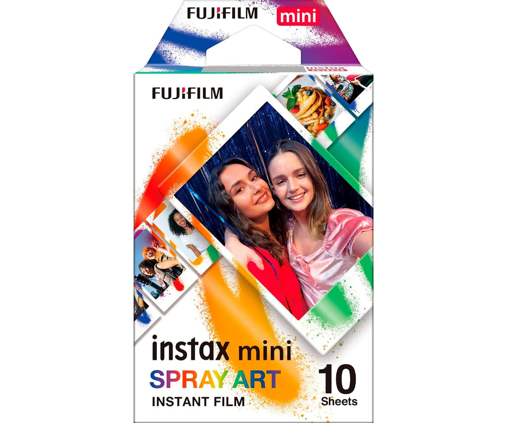 FUJIFILM INSTANT FILM MINI SPRAY ART / PELÍCULA FOTOGRÁFICA INSTANTÁNEA (10 HOJAS)