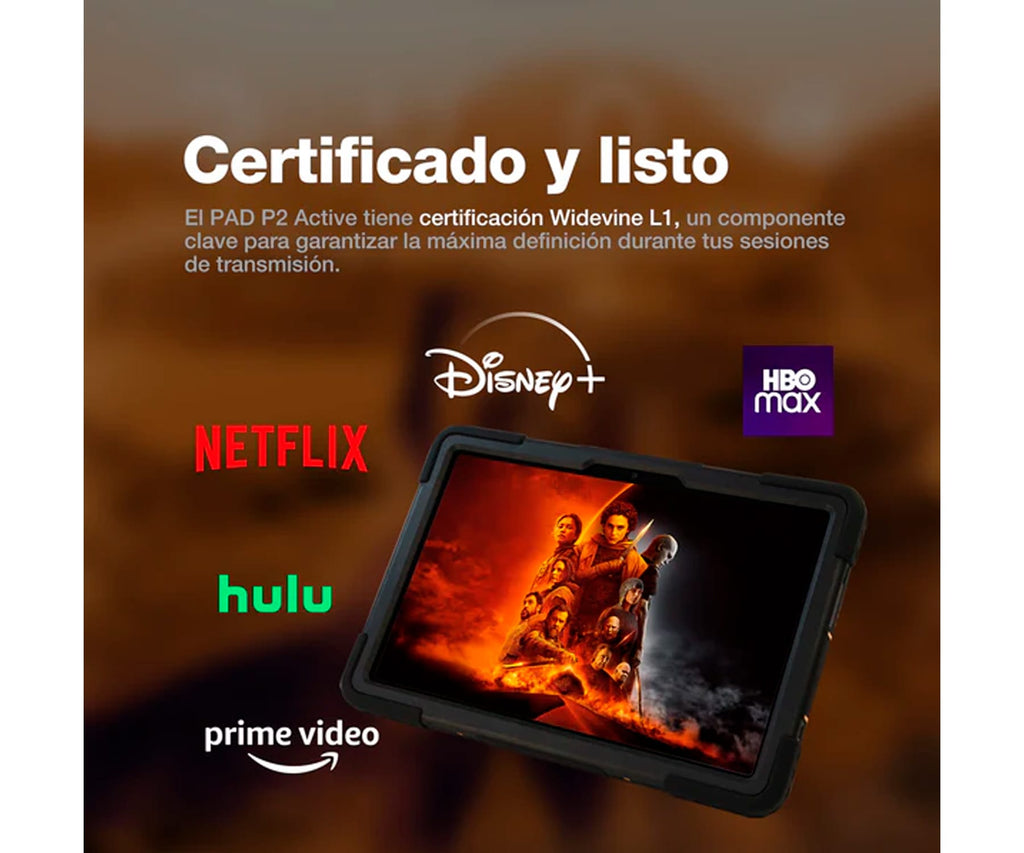 AGM PAD P2 ACTIVE 4G BLACK / RUGERIZADO / 8+256GB / 10.95" 90HZ FULL HD+ - detalle