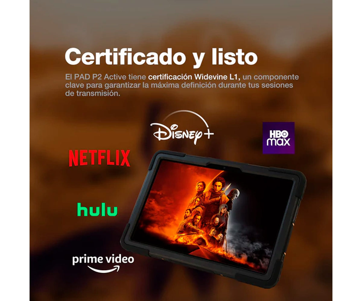 AGM PAD P2 ACTIVE 4G BLACK / RUGERIZADO / 8+256GB / 10.95" 90HZ FULL HD+ - detalle