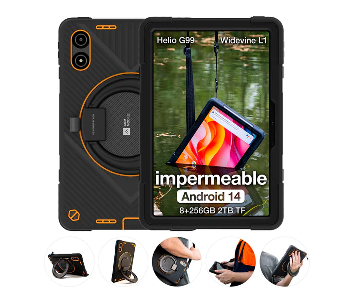 AGM PAD P2 ACTIVE 4G BLACK / RUGERIZADO / 8+256GB / 10.95" 90HZ FULL HD+