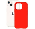 KSIX TRASERA SEMI RÍGIDA ROJA / APPLE IPHONE 14