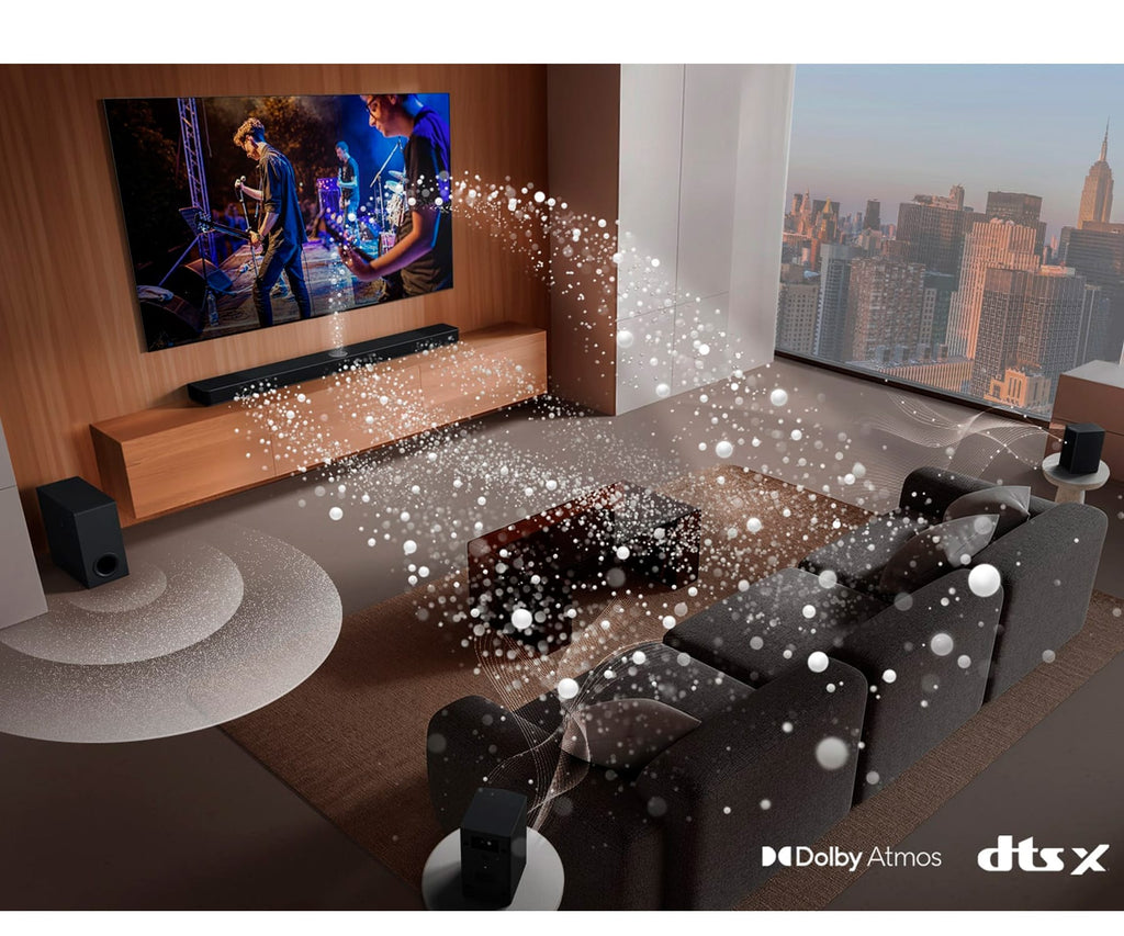 LG S70TR BLACK / BARRA DE SONIDO CON SUBWOOFER INALÁMBRICO Y TRASEROS 500W 5.1.1CH - detalle