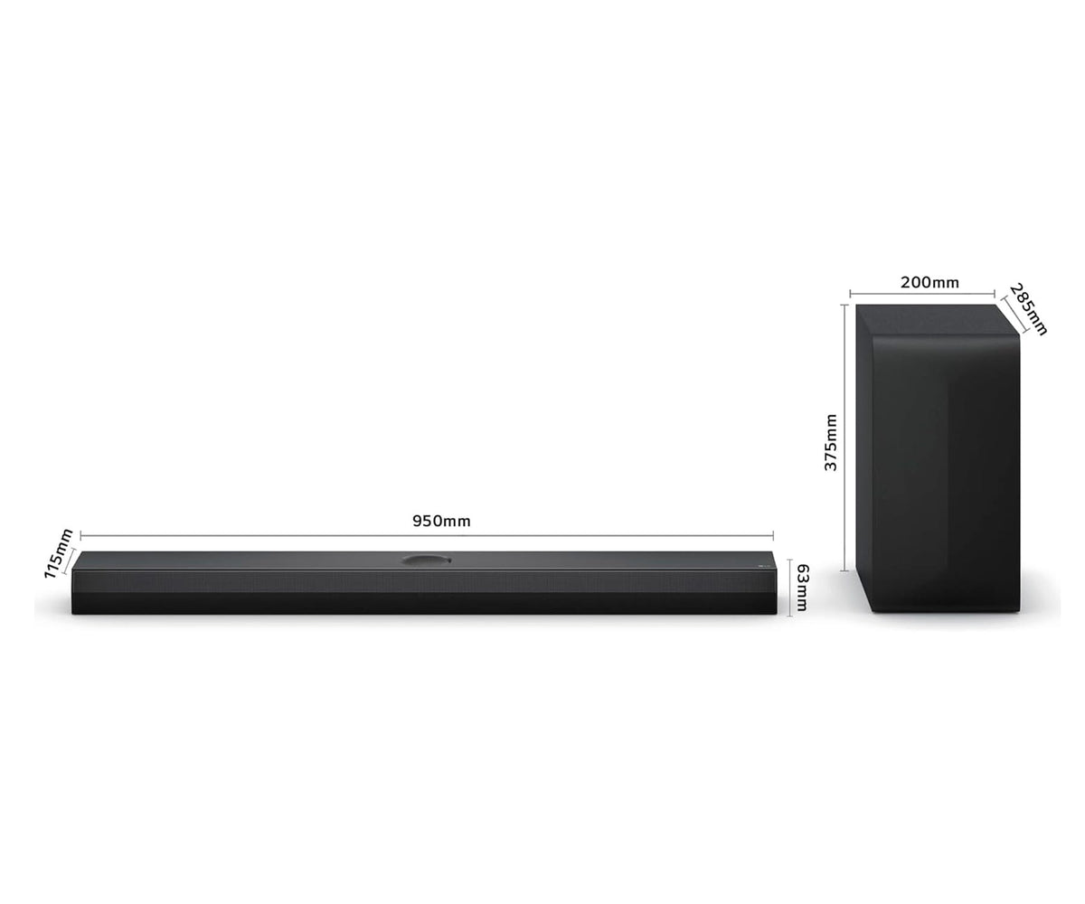 LG S70TY BLACK / BARRA DE SONIDO CON SUBWOOFER INALÁMBRICO 400W 3.1.1CH - detalle