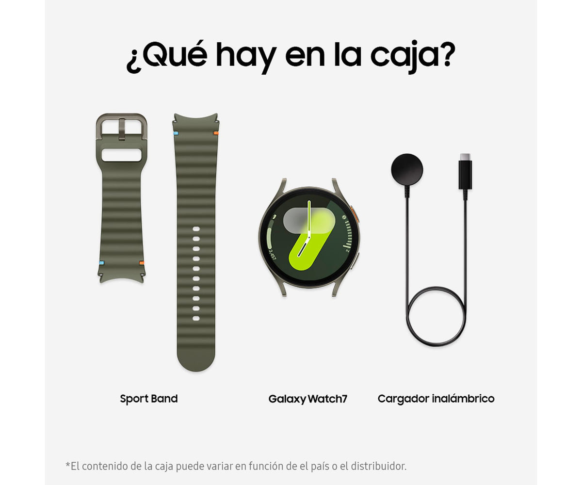 SAMSUNG GALAXY WATCH7 GREEN / SMARTWATCH 40MM LTE - detalle