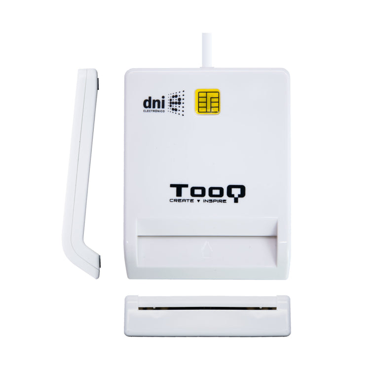 TooQ TQR-210W lector de tarjeta inteligente Interior USB 2.0 Blanco