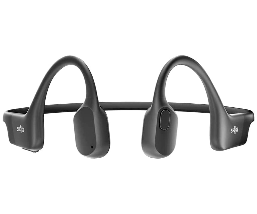 SHOKZ OPENRUN BLACK / AURICULARES DE CONDUCCIÓN ÓSEA INALÁMBRICOS / CARGA USB-C - detalle