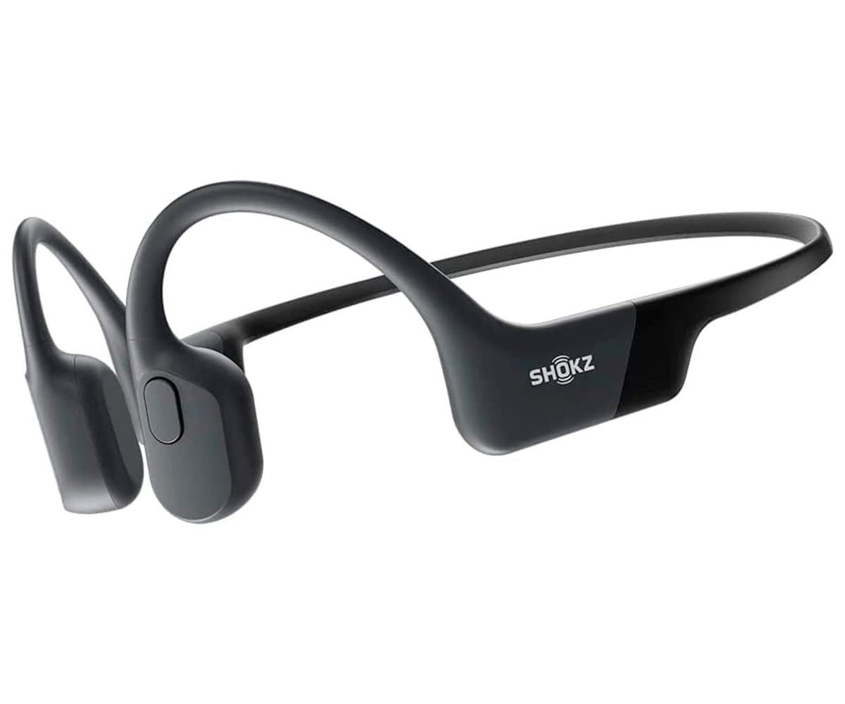 SHOKZ OPENRUN BLACK / AURICULARES DE CONDUCCIÓN ÓSEA INALÁMBRICOS / CARGA USB-C