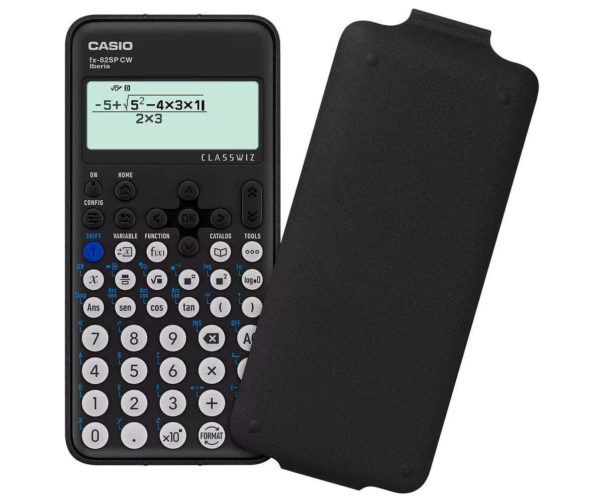 CASIO FX-82SP CW NEGRA / CALCULADORA CIENTÍFICA ESTÁNDAR - detalle