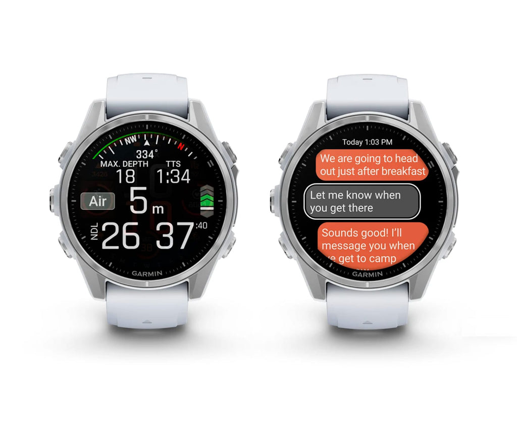 GARMIN FENIX 8 WHITESTONE / SMARTWATCH 43MM - detalle
