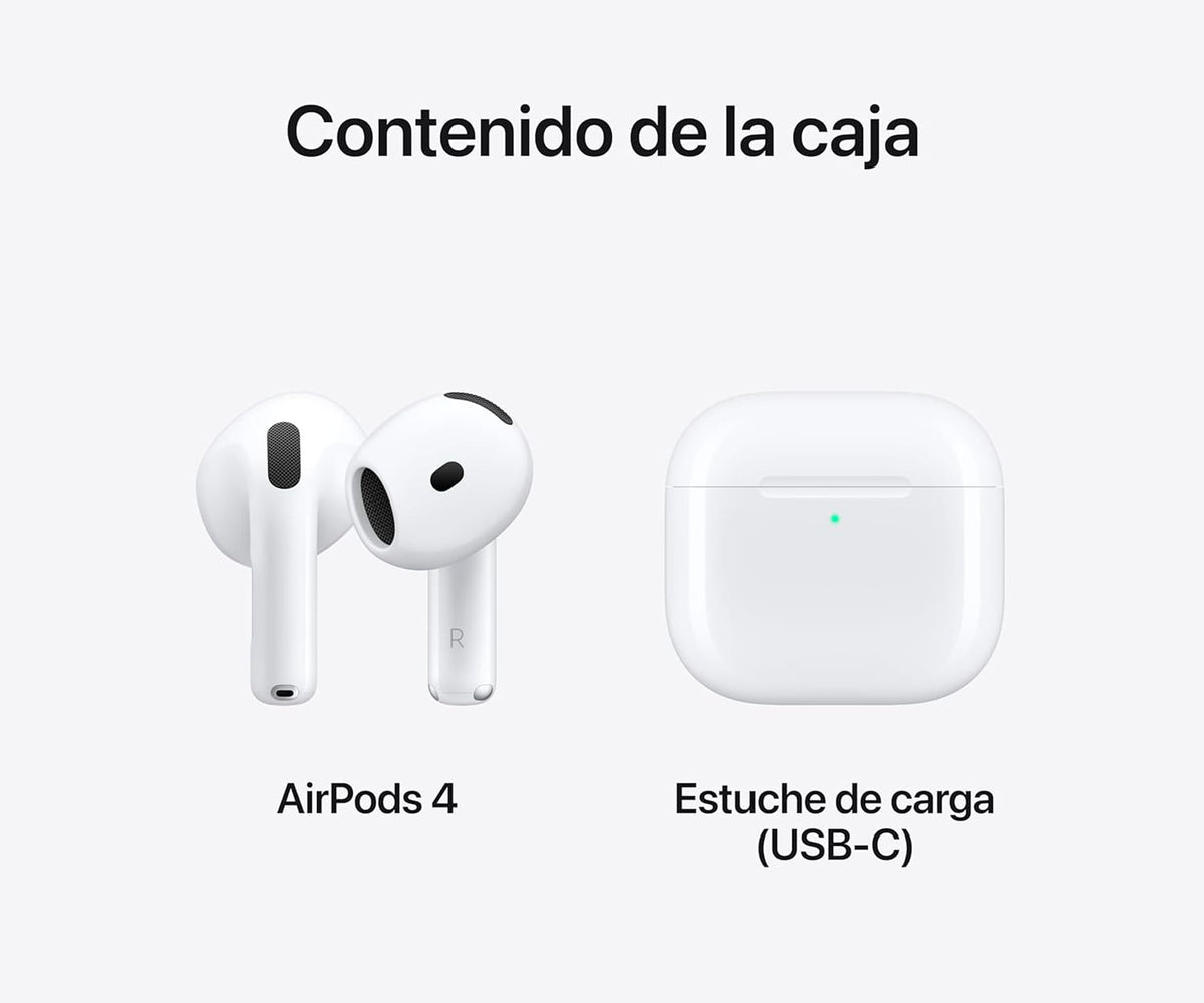 APPLE AIRPODS 4 WHITE / AURICULARES INEAR TRUE WIRELESS - detalle