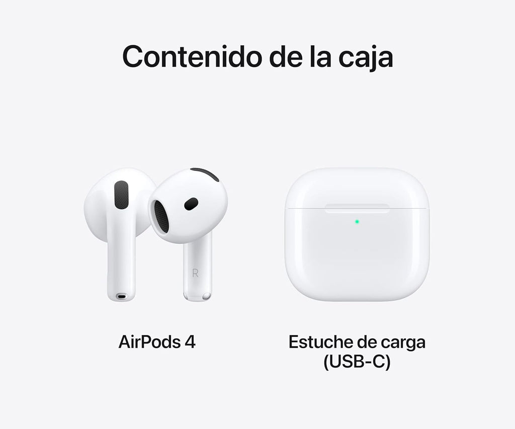 APPLE AIRPODS 4 NOISE CANCEL WHITE / AURICULARES INEAR TRUE WIRELESS - detalle