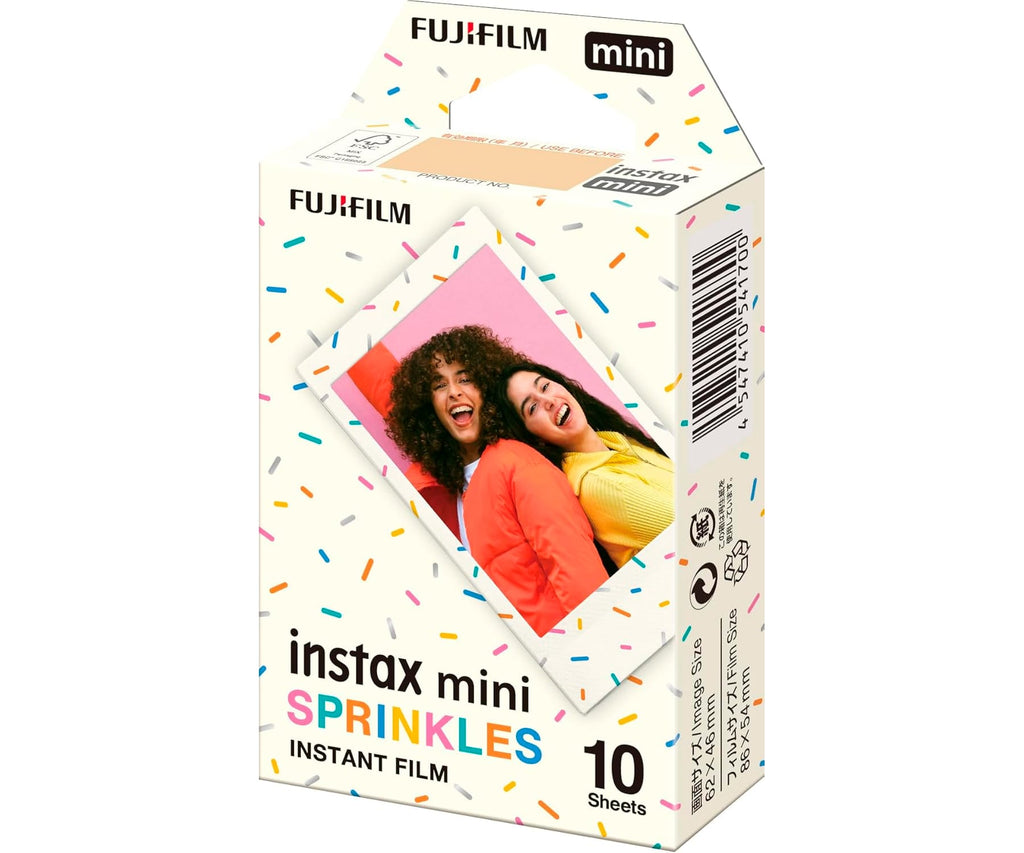 FUJIFILM INSTANT FILM MINI SPRINKLES / PELÍCULA FOTOGRÁFICA INSTANTÁNEA