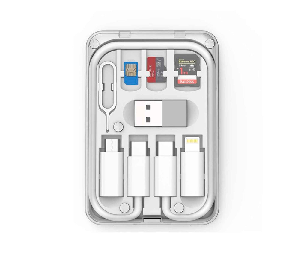 JC NB1508 WHITE / KIT DE CABLE Y ADAPTADORES DE MOVIL
