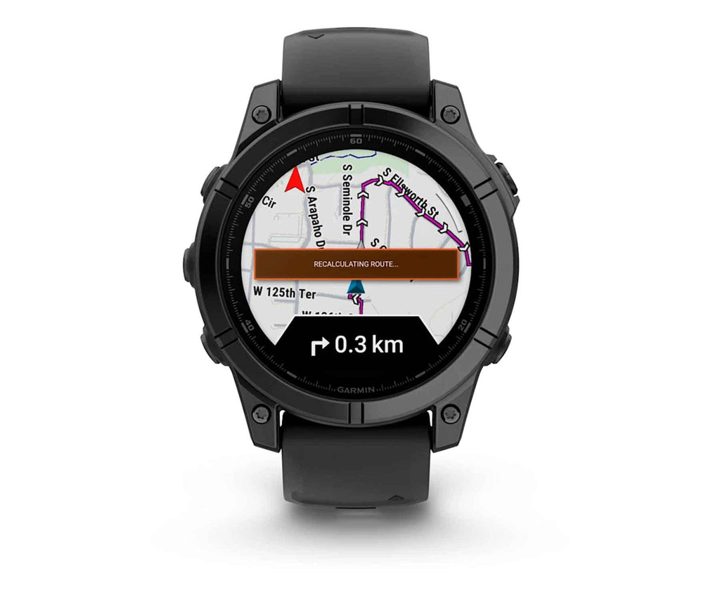 GARMIN FENIX E SLATE GRAY Y CORREA NEGRA / SMARTWATCH 47MM - detalle