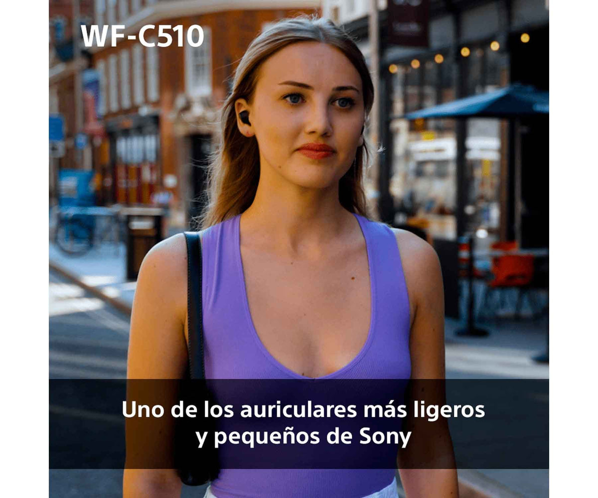 SONY WF-C510 BLACK / AURICULARES INEAR TRUE WIRELESS - detalle