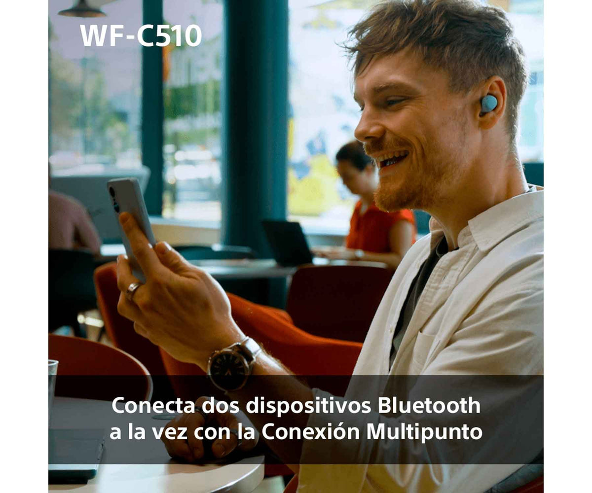 SONY WF-C510 BLACK / AURICULARES INEAR TRUE WIRELESS - detalle